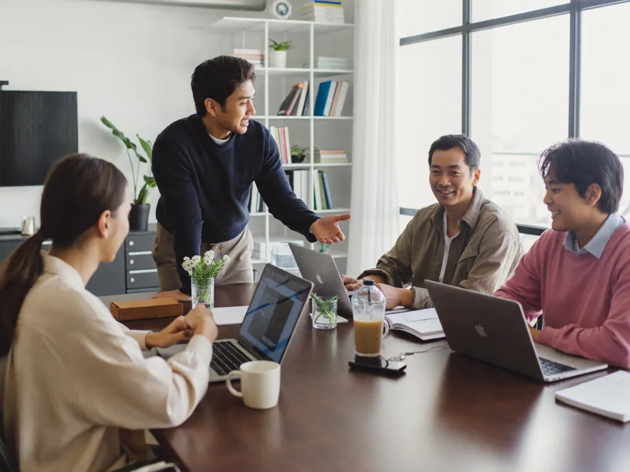 Agency team meeting